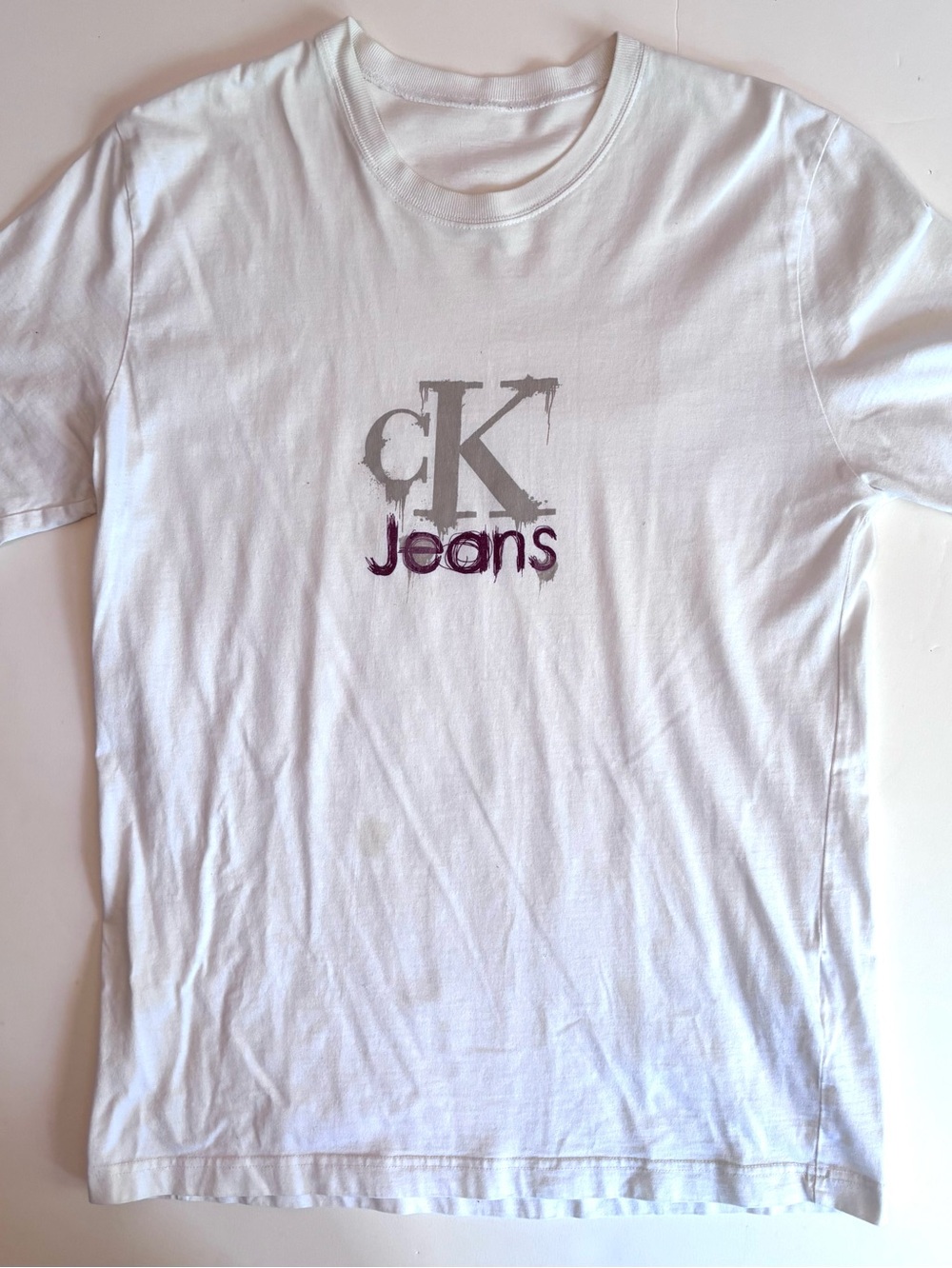 CK Graphic T Shirt Vintage Calvin Klein